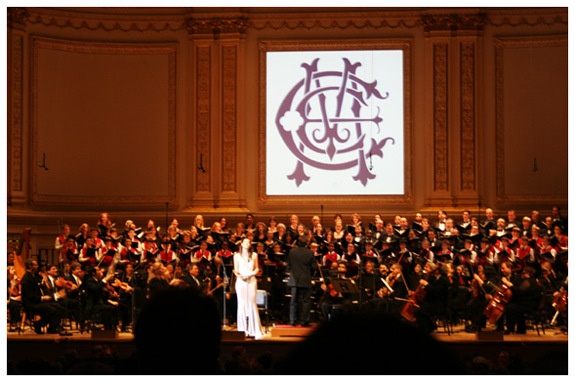 Ecce Cor Meum at Carnegie Hall