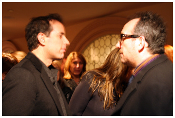 Jerry Seinfeld and Elvis Costello at Carnegie Hall