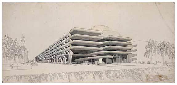 Sketch of the Temple St. Garage