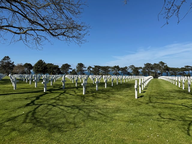Normandy American Cemetery in France